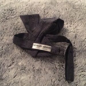 UNTIED Armani bow tie